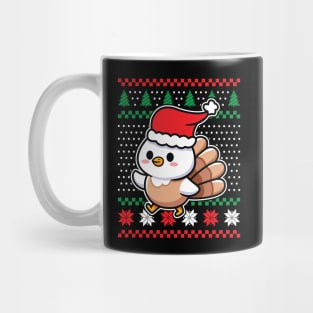 Ugly Christmas Sweaters Cute Turkey Mug